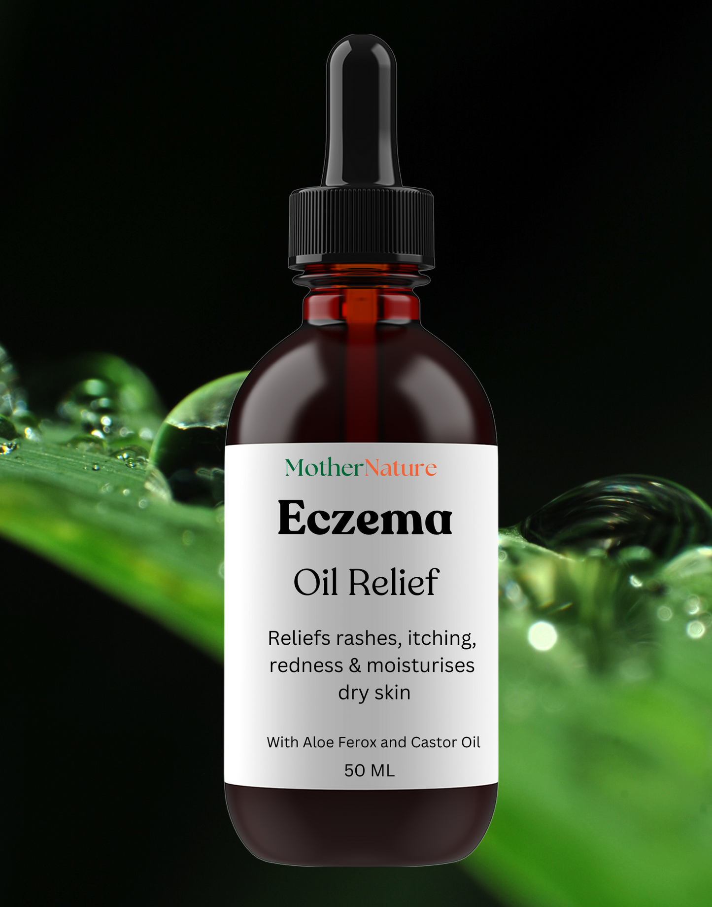 🌿 Natural Eczema Relief Oil – Gentle Healing for All Ages